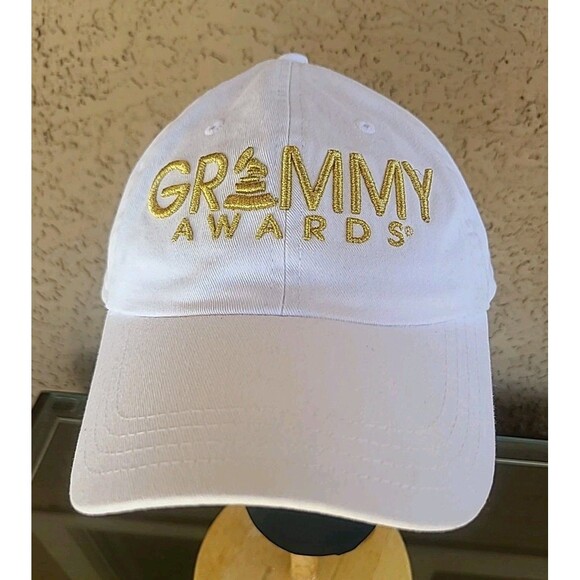 New Era 29Twenty Medium 55th Grammy Awards Fitted Cap Hat White Gold Unisex - Picture 1 of 6